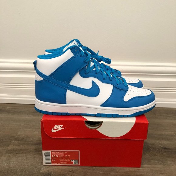 Nike Dunk High Retro Laser Blue - Picture 1 of 7
